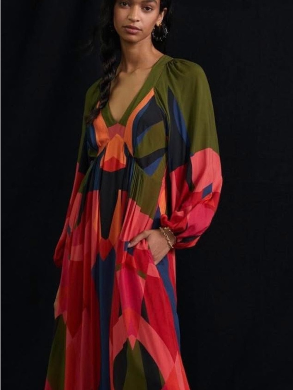 Farm Rio Abstract Maxi Dress, NWT ($230)!